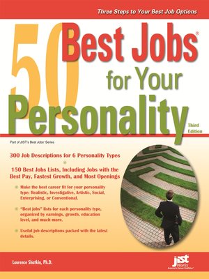 50 Best Jobs for Your Personality, 3E - ebook